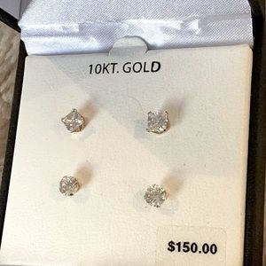 10kt gold earrings